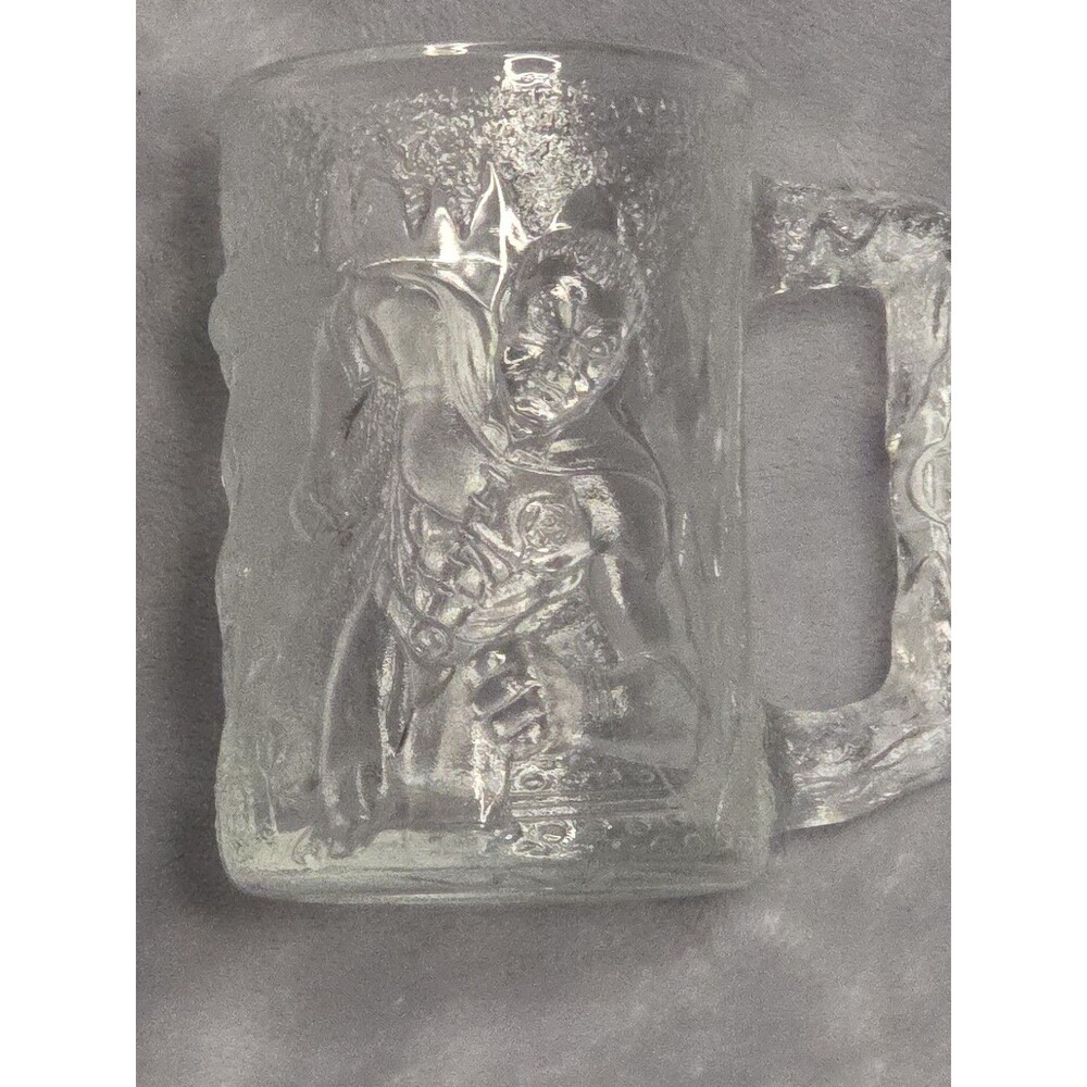 1995 McDonald’s Batman Forever Glass Mug – Robin, Preowned